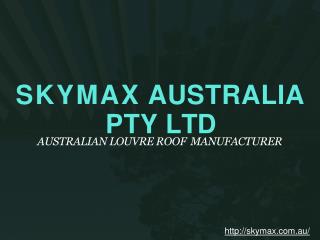 Open Close Louvred Roof Sydney