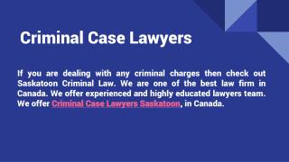 Criminal Defence Lawyers Canada