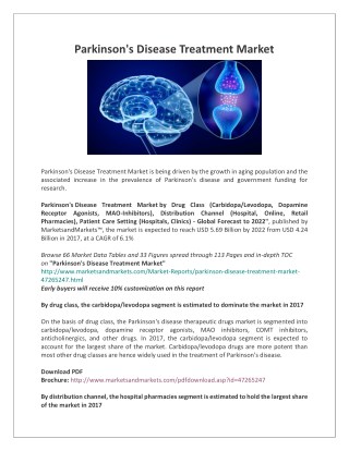 Trends of Parkinson Disease Treatment Market