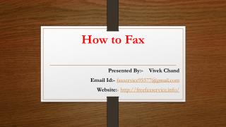 How to Receive a Fax Online