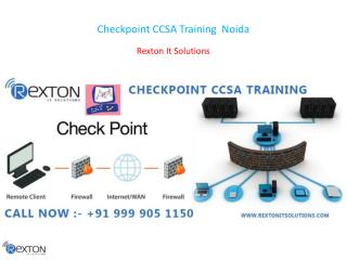 Checkpoint CCSA Training Noida