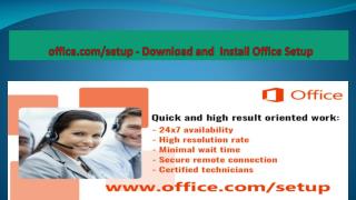 www.office.com/setup - How to Download Microsoft Office