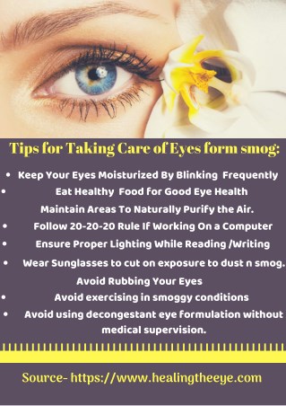 Tips To Protect Eyes From Smog
