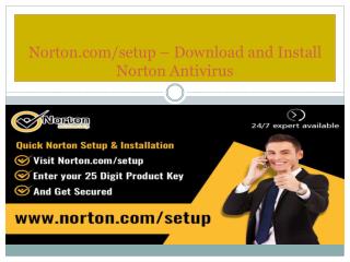 norton.com/setup - Learn How to Activate Norton Products