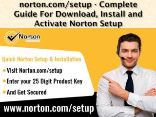 www.norton.com/setup - Activate Norton Antivirus By norton.com/setup