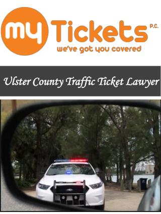 Ulster County Traffic Ticket Lawyer