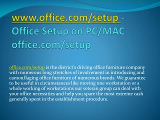 Office.com/setup Office activation antivirus support