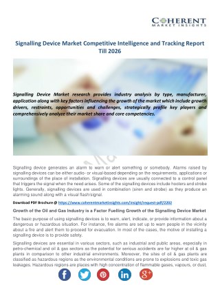 Signalling Device Market