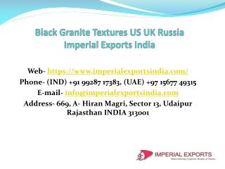 Black Granite Textures US UK Russia Imperial Exports India