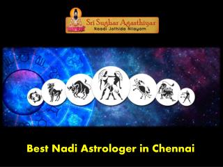 Best Nadi Astrologer in Chennai