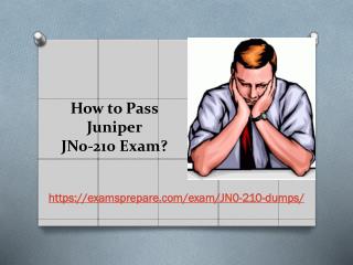 Get Juniper JN0-210 VCE Exam PDF 2018 - [DOWNLOAD and Prepare]