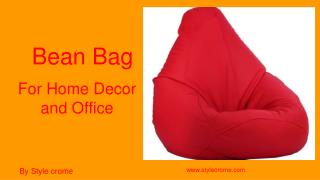 Bean bag for office and home décor