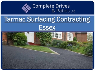 Tarmac Surfacing Contracting Essex