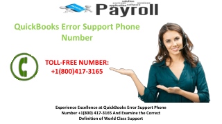 Experience Excellence at QuickBooks Error Support Phone Number +1(855)236-7529 And Examine the Correct Definition of Wo
