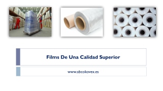 Films De Una Calidad Superior