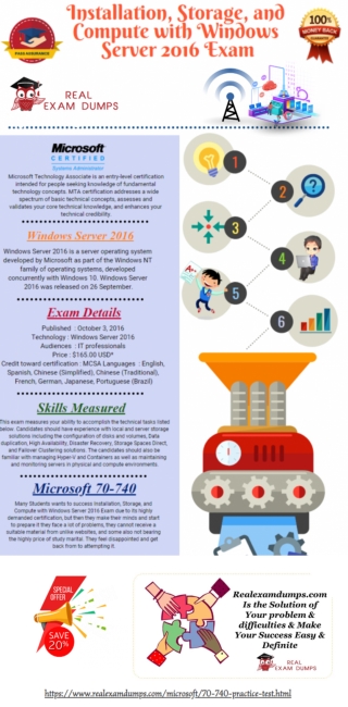 Prepare Microsoft 70-740 Question Answers - Microsoft 70-740 Exam Dumps - Realexamdumps.com