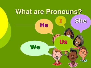What are Pronouns?