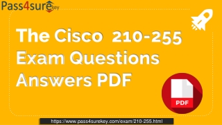 Cisco 210-255 Exam Dumps Test Questions & answers.