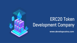 Best ERC20 Token Development Company