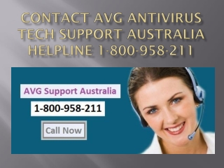 Contact Avg Antivirus Tech Support Australia Helpline 1-800-958-211