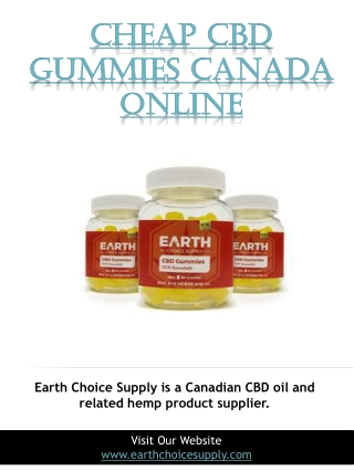 Cheap Cbd Gummies Canada Online