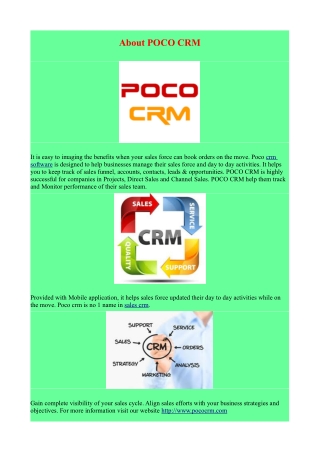 About POCO CRM
