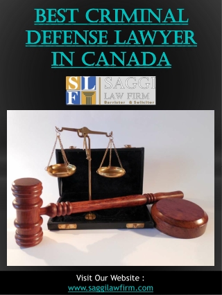 Best Criminal Defense Lawyer In Canada