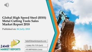 High Speed Steel (HSS) Metal Cutting Tools Sales Market