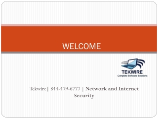 Tekwire | Internet and Network Security | 844-479-6777