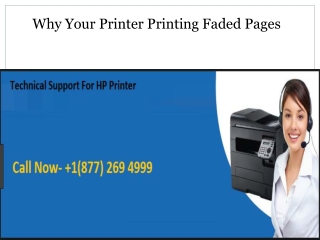 Why your Printer Printing Faded Pages