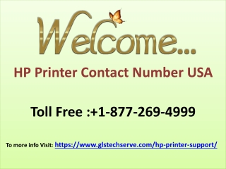 HP Printer Contact Number USA 1-877-269-4999