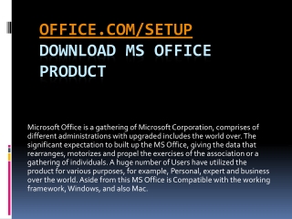 OFFICE.COM/SETUP- OFFICE ANTIVIRUS SUPPORT