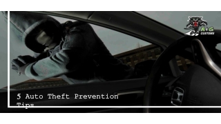 5 Auto Theft Prevention Tips