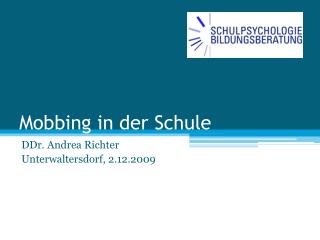 Mobbing in der Schule