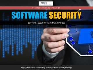 Software Security Training : Tonex Training
