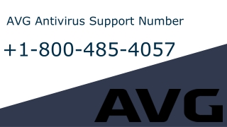 AVG Antivirus Online Support Number 1-800-485-4057