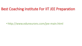 Best Coaching for JEE Mains in Gurgaon