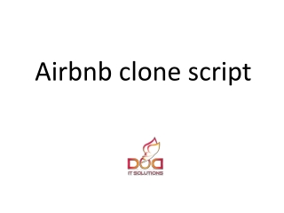 Airbnb clone script
