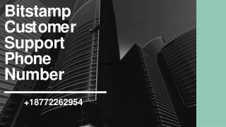 Bitstamp Customer Support { 18772262954} Phone Number