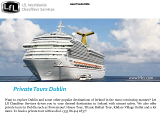 Private Tours Dublin