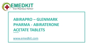 Buy Online Abirapro 250mg Tablets from India - Emedkit