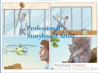 Best Professional storyboard artist in London - Max Woodhead