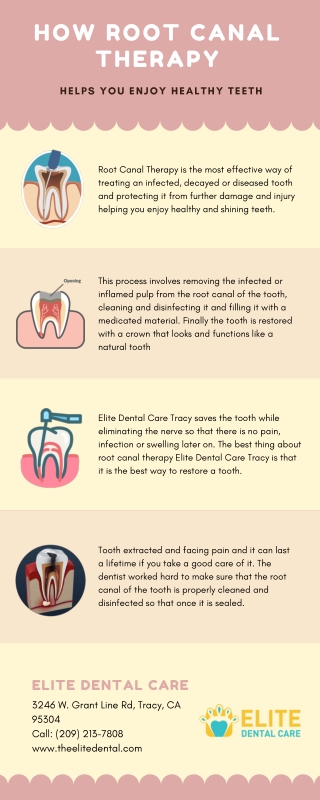 How Root Canal Therapy helps you Enjoy Healthy Teeth