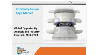 Interbody Fusion Cage Market : Global Opportunity 7Analysis and Industry Forecast, 2017-2023