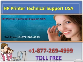 HP Printer Technical Support USA 1-877-269-4999