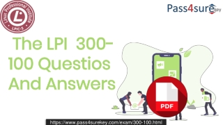 LPI 300-100 Exam Dumps - Question Answer