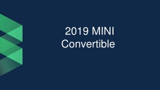 2019 MINI Convertible