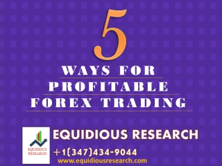 5 WAYS FOR PROFITABLE FOREX SIGNALS