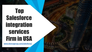 Top Salesforce integration services Firm in USA