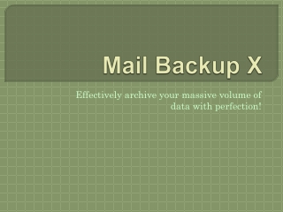 Backup Apple Mail Data Folder